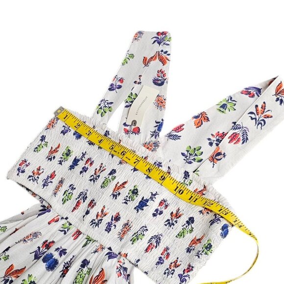 Anthropologie The Piper Bandeau Cutout Mini Dress Smocked, Floral, Size M, NWT - Picture 7 of 10